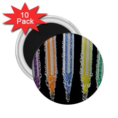 Pencil Colorfull Pattern 2 25  Magnets (10 Pack)  by artworkshop