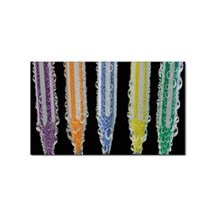 Pencil Colorfull Pattern Sticker (rectangular) by artworkshop