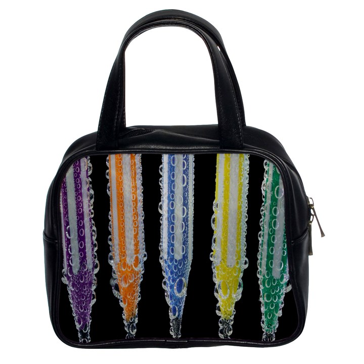 Pencil colorfull pattern Classic Handbag (Two Sides)