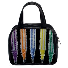 Pencil Colorfull Pattern Classic Handbag (two Sides) by artworkshop