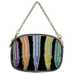 Pencil Colorfull Pattern Chain Purse (one Side) by artworkshop