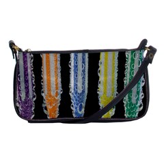 Pencil Colorfull Pattern Shoulder Clutch Bag by artworkshop