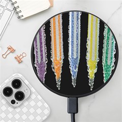 Pencil Colorfull Pattern Wireless Fast Charger(black)