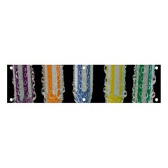 Pencil Colorfull Pattern Banner And Sign 4  X 1 