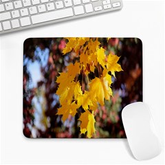 Amazing Arrowtown Autumn Leaves Large Mousepad by artworkshop