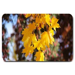 Amazing Arrowtown Autumn Leaves Large Doormat by artworkshop