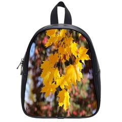 Amazing Arrowtown Autumn Leaves School Bag (small) by artworkshop