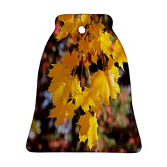 Amazing Arrowtown Autumn Leaves Bell Ornament (two Sides) by artworkshop