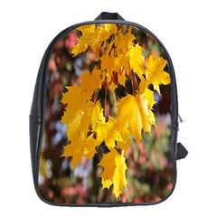 Amazing Arrowtown Autumn Leaves School Bag (xl) by artworkshop