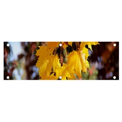 Amazing Arrowtown Autumn Leaves Banner And Sign 6  X 2  by artworkshop