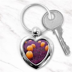  Autumn Decoration Autumn Flowers Autumn Plant Key Chain (heart) by artworkshop