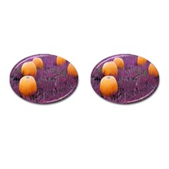  Autumn Decoration Autumn Flowers Autumn Plant Cufflinks (oval)