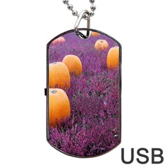  Autumn Decoration Autumn Flowers Autumn Plant Dog Tag Usb Flash (two Sides) by artworkshop