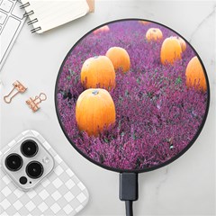  Autumn Decoration Autumn Flowers Autumn Plant Wireless Fast Charger(black)