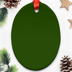 Forest Obsidian Ornament (oval) by HWDesign