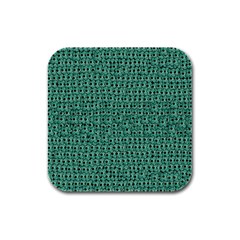 Painted Flowers In Beautiful Style And So Stylish Rubber Square Coaster (4 pack)