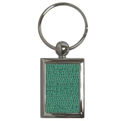 Painted Flowers In Beautiful Style And So Stylish Key Chain (Rectangle)