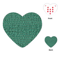 Painted Flowers In Beautiful Style And So Stylish Playing Cards Single Design (Heart)