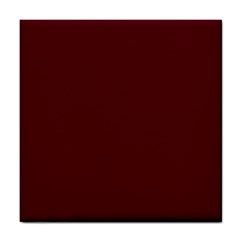 Burgundy Scarlet Tile Coaster