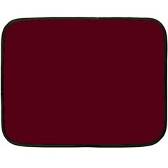 Burgundy Scarlet Fleece Blanket (mini) by BohoMe