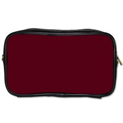 Burgundy Scarlet Toiletries Bag (one Side) by BohoMe