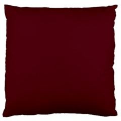 Burgundy Scarlet Standard Premium Plush Fleece Cushion Case (one Side)