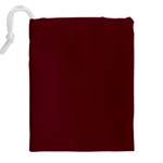 Burgundy Scarlet Drawstring Pouch (5XL) Back