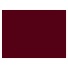 Burgundy Scarlet One Side Premium Plush Fleece Blanket (extra Small) by BohoMe