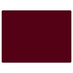 Burgundy Scarlet One Side Premium Plush Fleece Blanket (Extra Small) 40 x30  Blanket Front