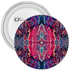 Abstract Arabesque 3  Buttons by kaleidomarblingart