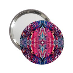 Abstract Arabesque 2 25  Handbag Mirrors by kaleidomarblingart