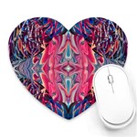 Abstract arabesque Heart Mousepad Front