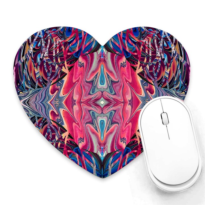 Abstract arabesque Heart Mousepad