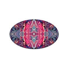 Abstract Arabesque Sticker Oval (10 Pack) by kaleidomarblingart