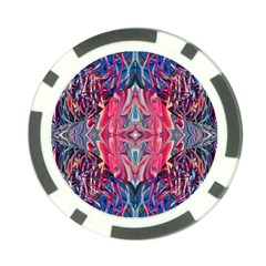 Abstract Arabesque Poker Chip Card Guard (10 Pack) by kaleidomarblingart