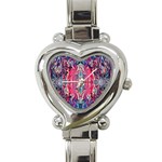 Abstract arabesque Heart Italian Charm Watch Front