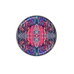 Abstract Arabesque Hat Clip Ball Marker (4 Pack) by kaleidomarblingart