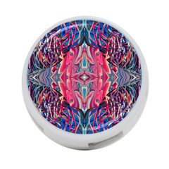 Abstract Arabesque 4-port Usb Hub (two Sides) by kaleidomarblingart