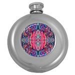 Abstract arabesque Round Hip Flask (5 oz) Front