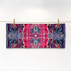 Abstract Arabesque Hand Towel by kaleidomarblingart