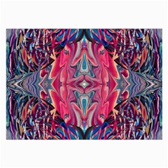 Abstract Arabesque Large Glasses Cloth (2 Sides) by kaleidomarblingart