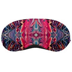 Abstract Arabesque Sleeping Mask by kaleidomarblingart