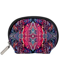 Abstract Arabesque Accessory Pouch (small) by kaleidomarblingart