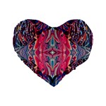 Abstract arabesque Standard 16  Premium Heart Shape Cushions Front