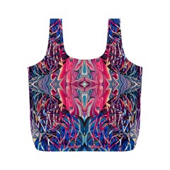 Abstract Arabesque Full Print Recycle Bag (m) by kaleidomarblingart