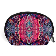 Abstract Arabesque Accessory Pouch (large) by kaleidomarblingart