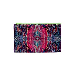 Abstract Arabesque Cosmetic Bag (xs) by kaleidomarblingart