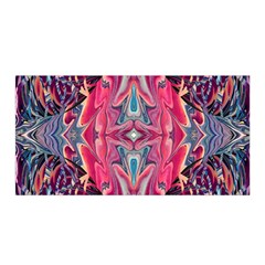 Abstract Arabesque Satin Wrap 35  X 70  by kaleidomarblingart