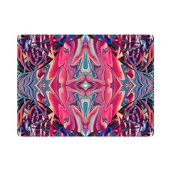 Abstract Arabesque One Side Premium Plush Fleece Blanket (mini) by kaleidomarblingart