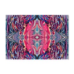 Abstract Arabesque Crystal Sticker (a4) by kaleidomarblingart